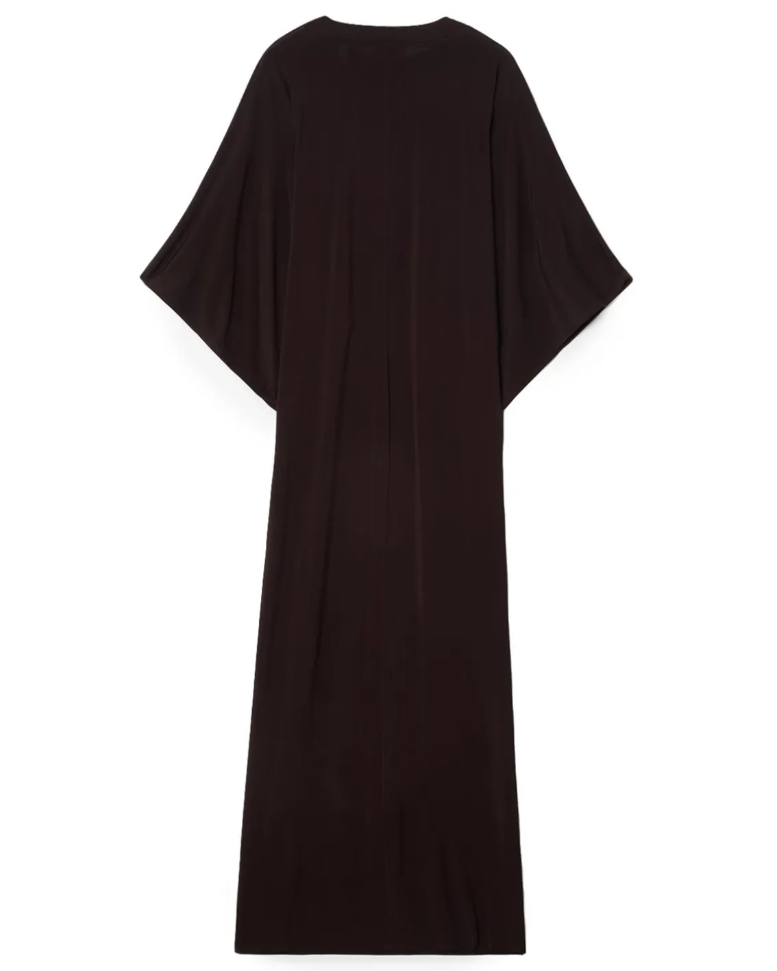 House of Dagmar Jersey Kimono Dress Chocolate Brown