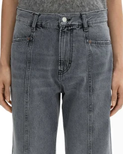 House of Dagmar Loose Fit Denim Light Grey