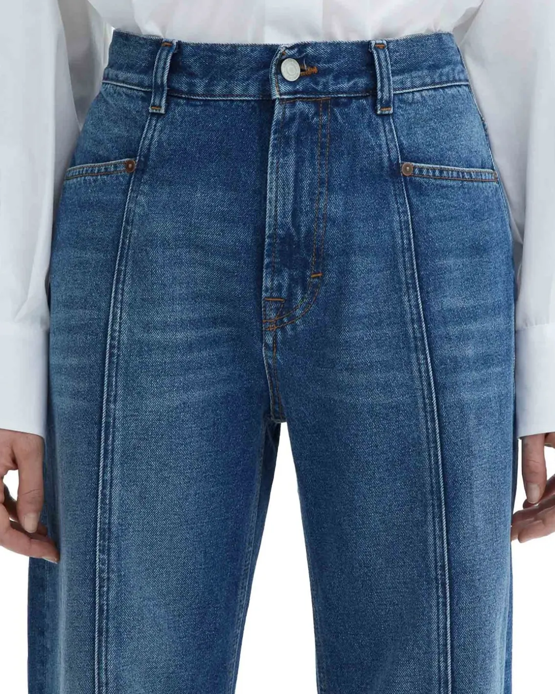 House of Dagmar Loose Fit Denim Dark Blue
