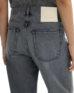 House of Dagmar Loose Fit Denim Light Grey