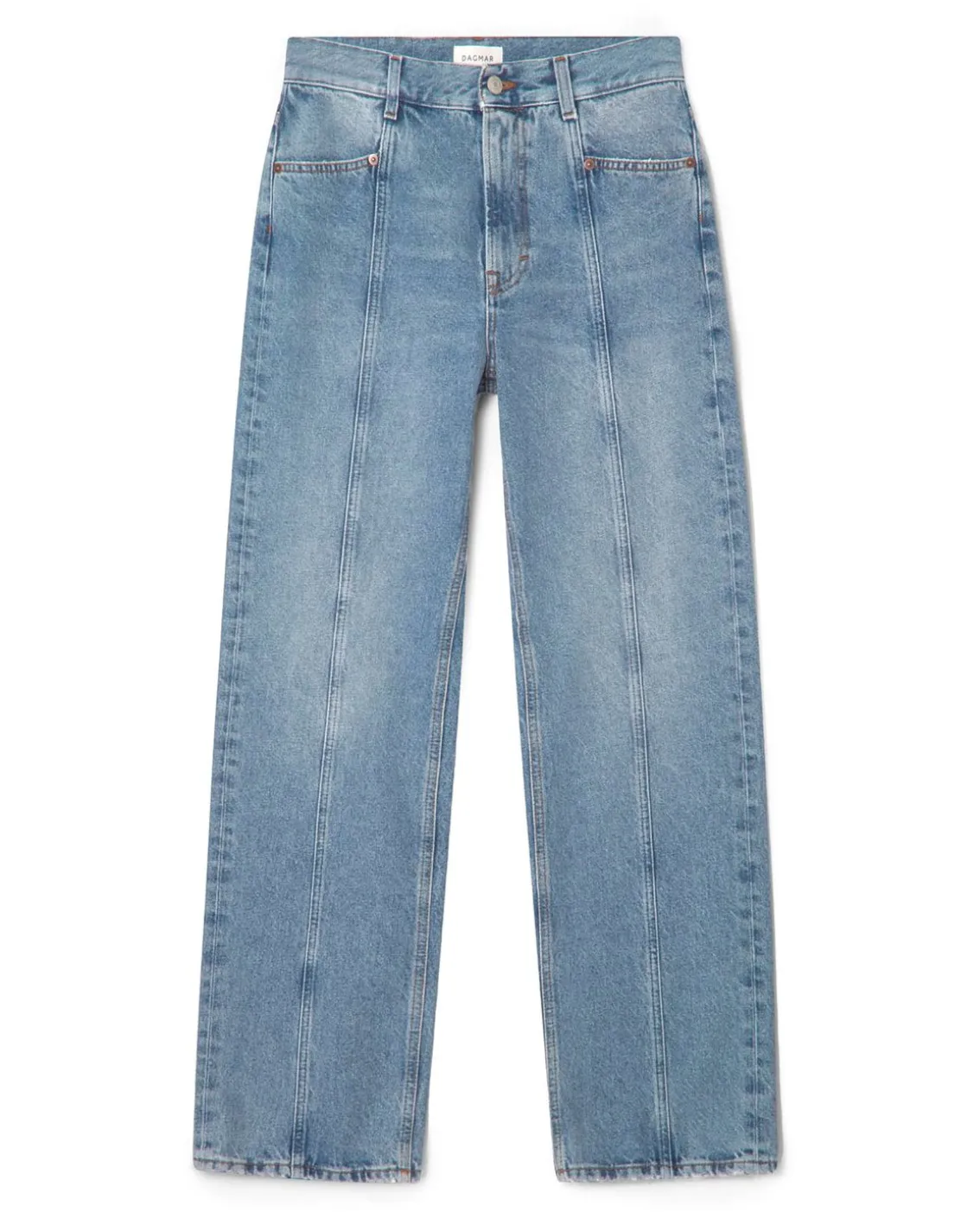 House of Dagmar Loose Fit Denim Light Blue Wash