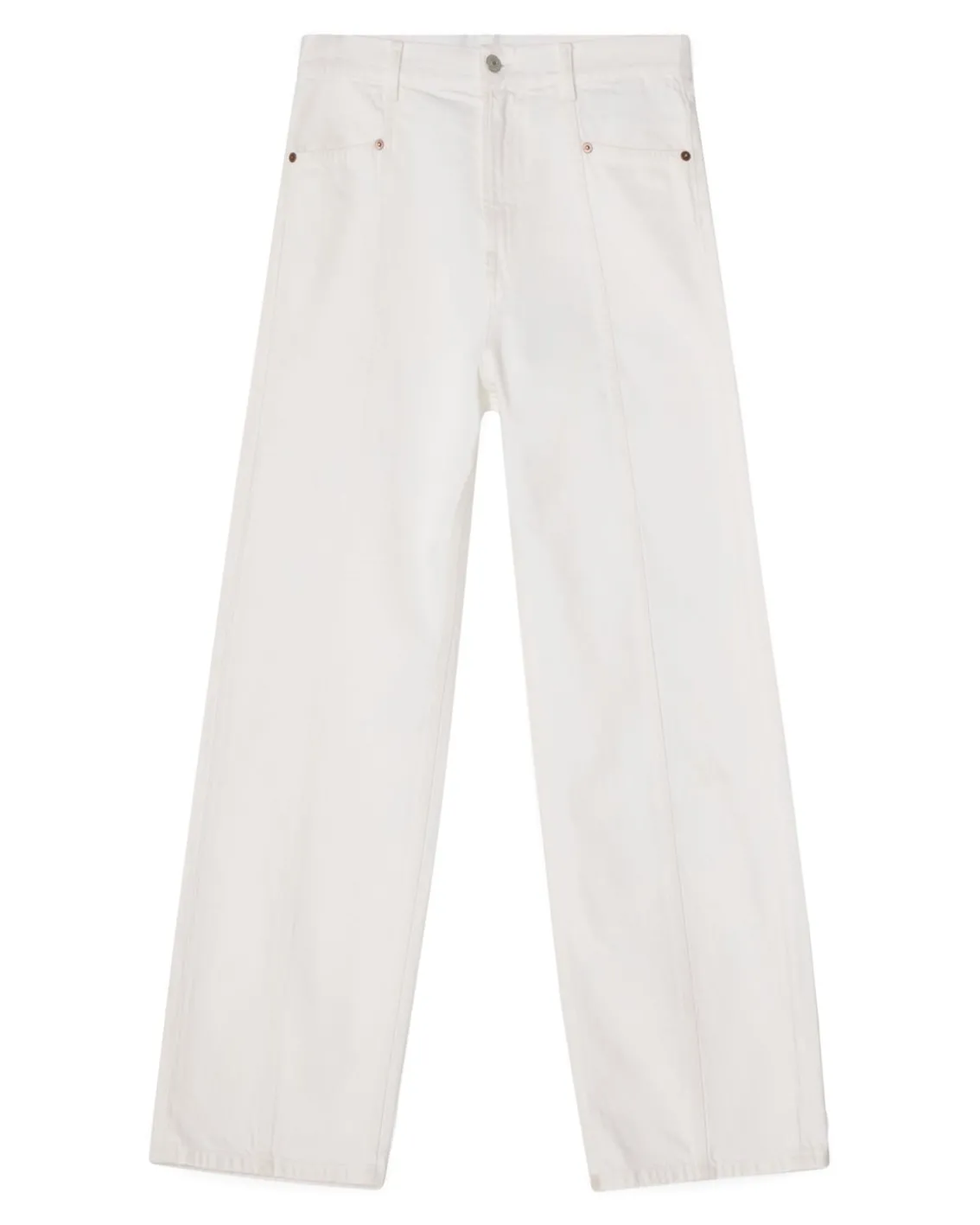 House of Dagmar Loose Fit Denim White