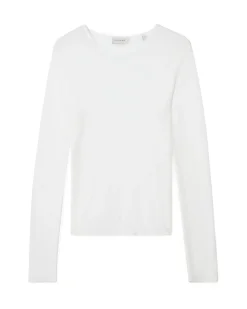 House of Dagmar Lyocell Long Sleeve White