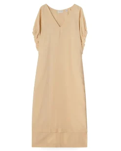 House of Dagmar Rouched Dress Desert Sand