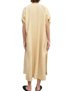 House of Dagmar Rouched Dress Desert Sand
