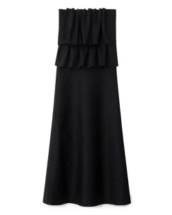 House of Dagmar Sculpted Tube Dress Black