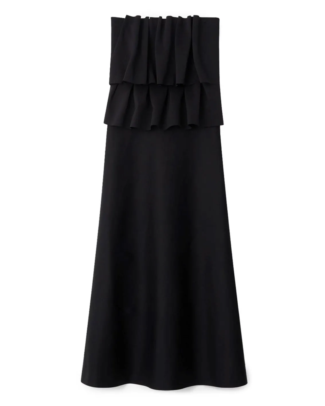 House of Dagmar Sculpted Tube Dress Black