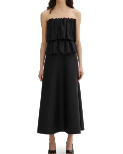 House of Dagmar Sculpted Tube Dress Black