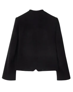 House of Dagmar Short Curved Jacket Black