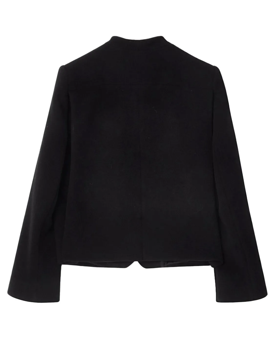 House of Dagmar Short Curved Jacket Black