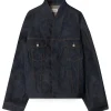 House of Dagmar Short Denim Jacket Selvedge Rinse