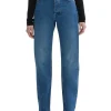 House of Dagmar Straight Leg Denim Dark Blue