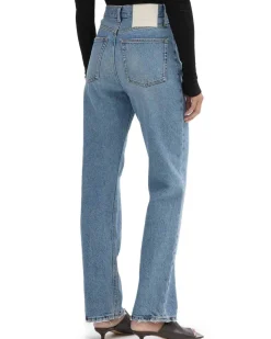 House of Dagmar Straight Leg Denim Light Blue Wash
