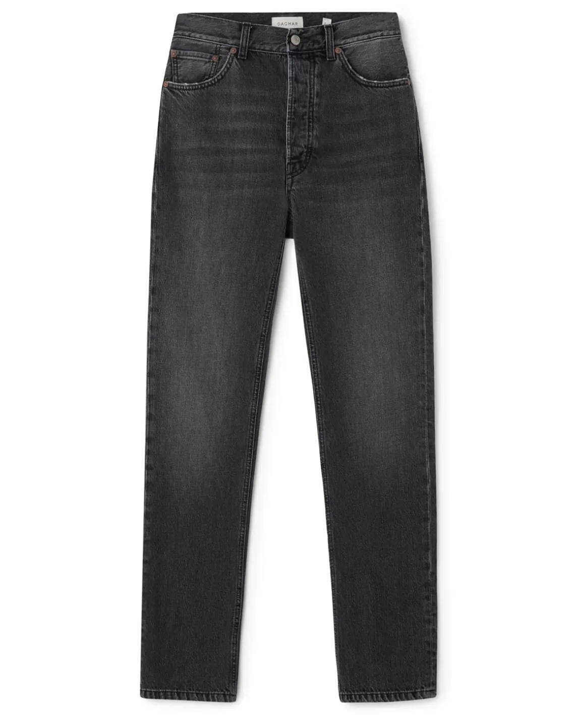 House of Dagmar Straight Leg Denim Dark Grey