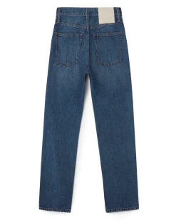 House of Dagmar Straight Leg Denim Dark Blue