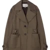 House of Dagmar Utility Jacket Khaki Green