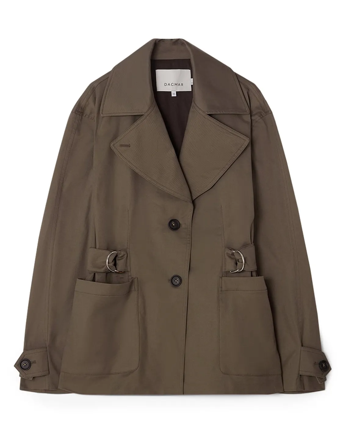 House of Dagmar Utility Jacket Khaki Green