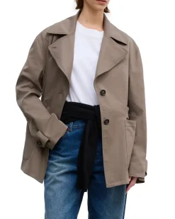House of Dagmar Utility Jacket Khaki Green