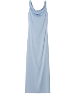 House of Dagmar Waterfall Maxi Dress Dove Blue