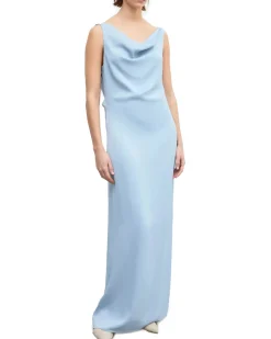 House of Dagmar Waterfall Maxi Dress Dove Blue