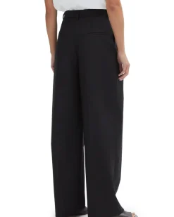 House of Dagmar Wide Leg Suit Trousers Black