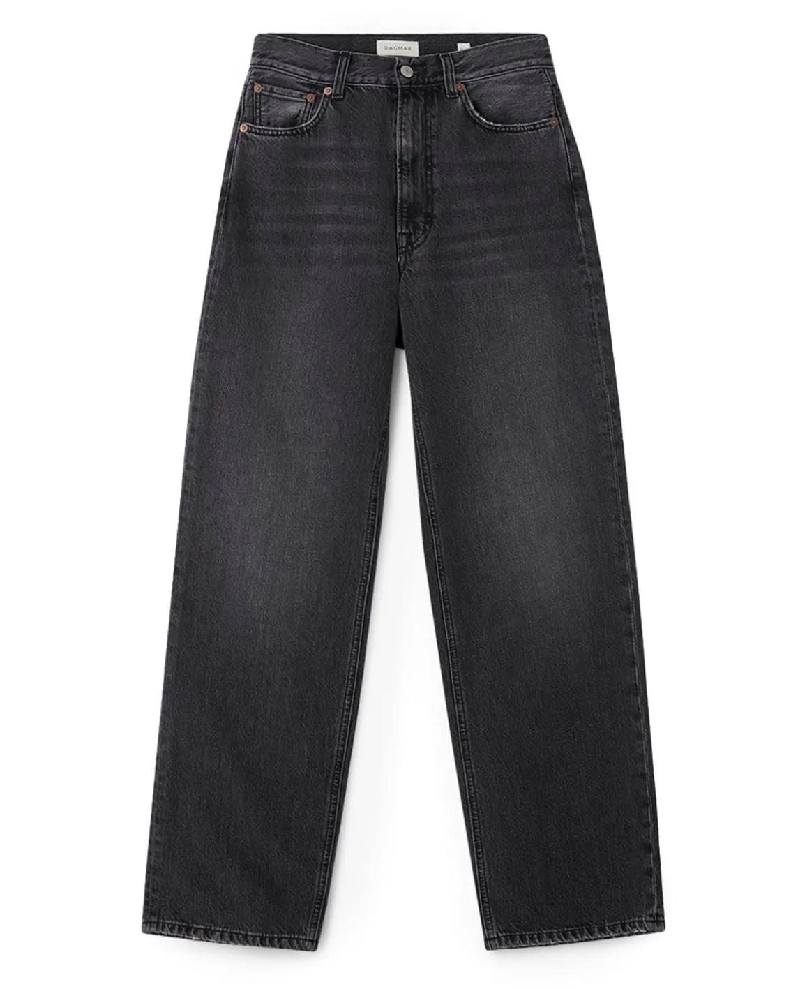 House of Dagmar Wide Leg Denim Dark Grey