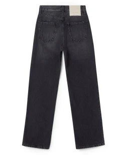 House of Dagmar Wide Leg Denim Dark Grey