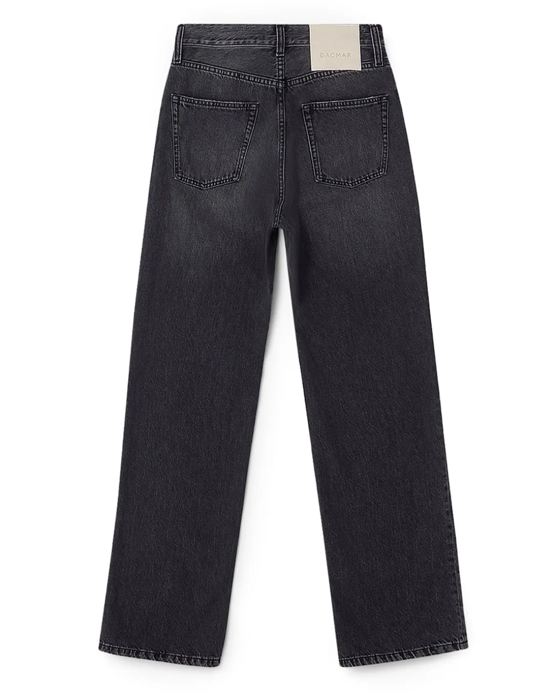 House of Dagmar Wide Leg Denim Dark Grey