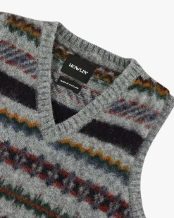 Howlin' My Little Woolen Wonder Slipover Grey