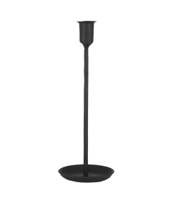 Iron Candle Holder Black