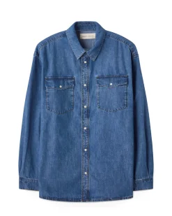 Jeanerica Arno Denim Shirt Light Blue Vintage