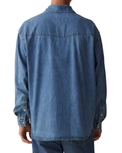 Jeanerica Arno Denim Shirt Light Blue Vintage