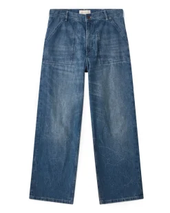 Jeanerica Gm010 Genua Worker Chino Round House Blue
