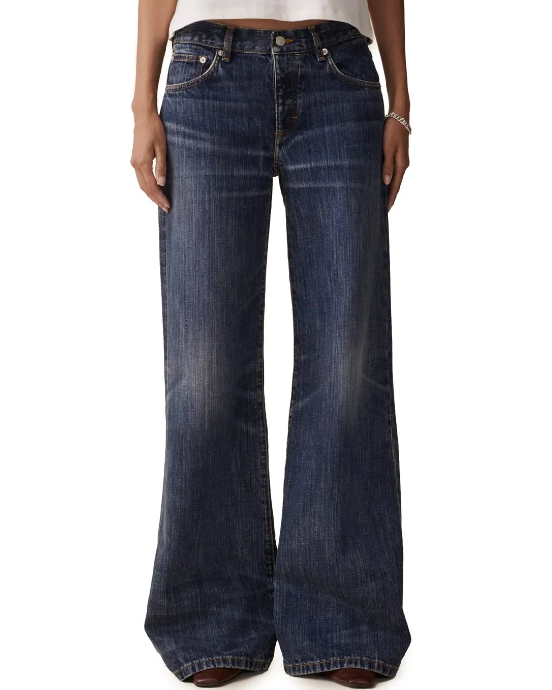 Jeanerica Kw012 Kyoto Jeans Dark Blue Righe