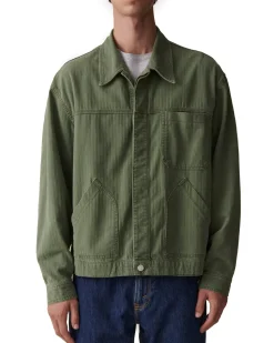 Jeanerica Noa Jacket Chevron Green