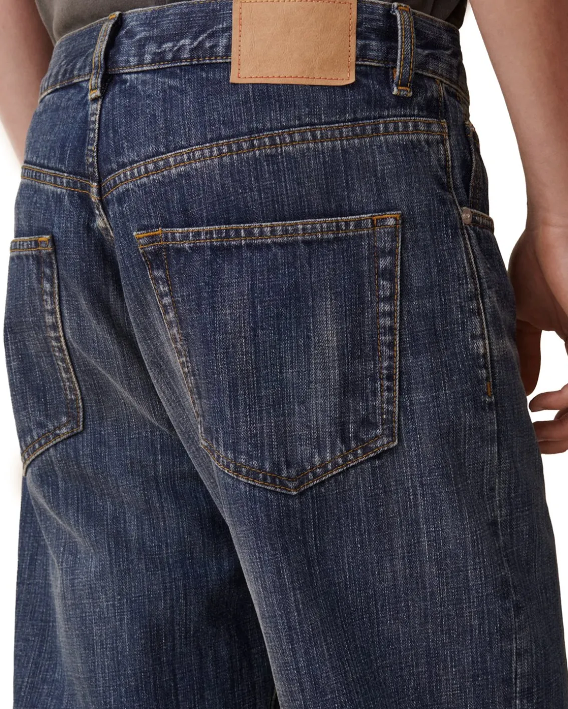Jeanerica Vm009 Vega Jeans Dark Blue Righe