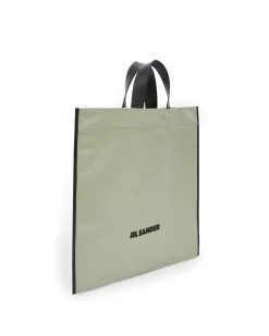 Jil Sander Border Book Tote Bag China Blue