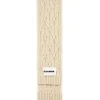 Jil Sander+ Chunky Cable Knit Wool Scarf Natural