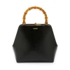 Jil Sander Goji Square Bag Black/Natural