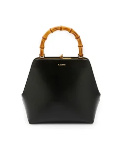Jil Sander Goji Square Bag Black/Natural