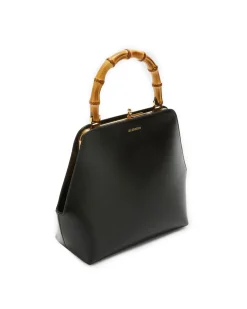 Jil Sander Goji Square Bag Black/Natural