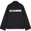 Jil Sander Logo Jacket Black