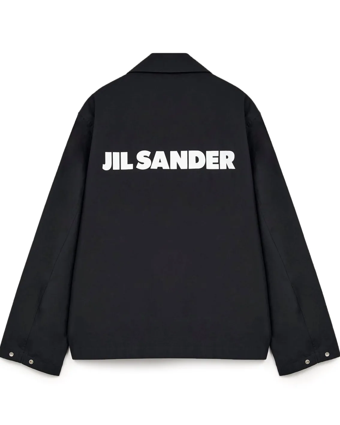 Jil Sander Logo Jacket Black