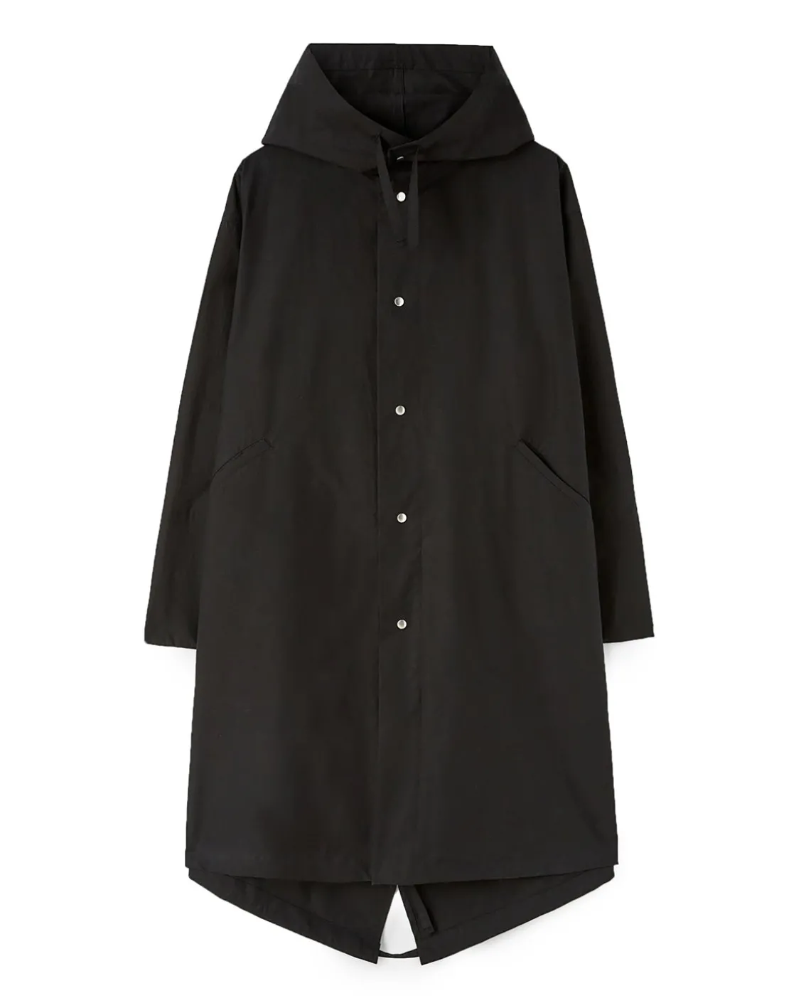 Jil Sander Logo Parka Black