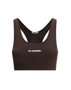Jil Sander+ Logo Sports Bra Ganache