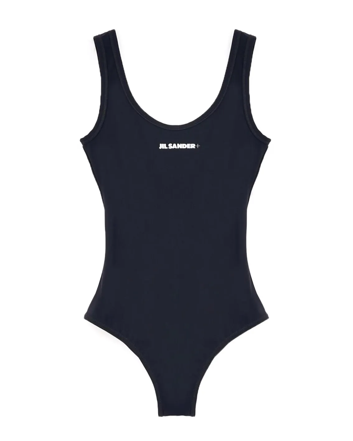 Jil Sander+ Logo Swimsuit Black