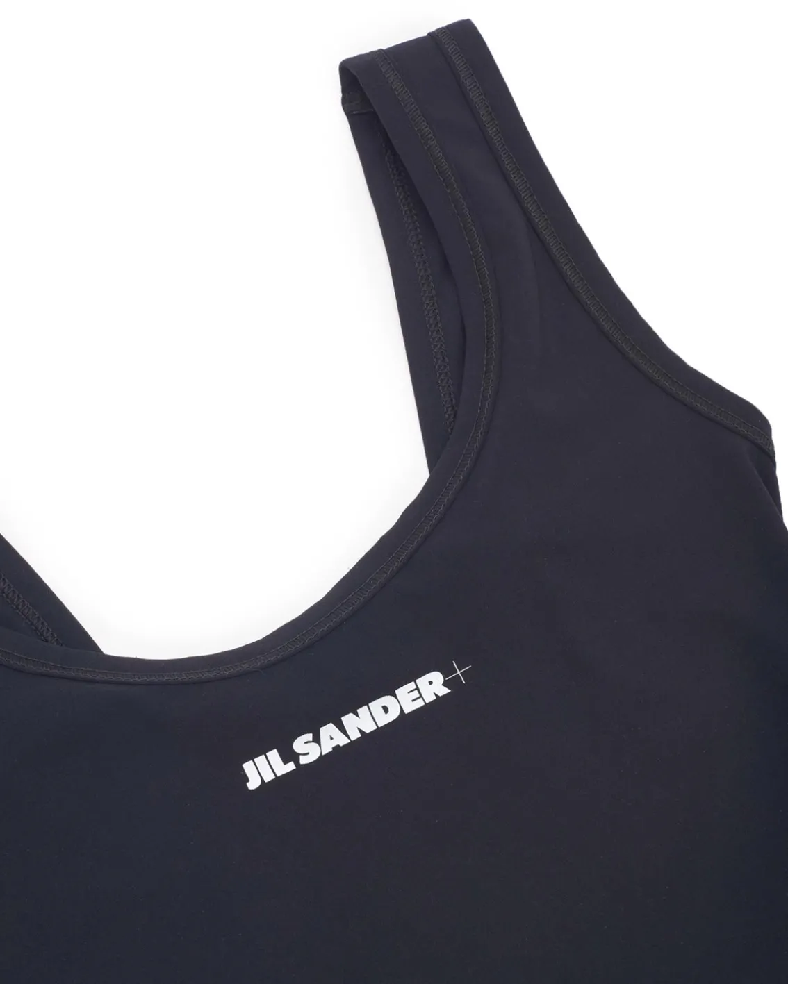 Jil Sander+ Logo Swimsuit Black