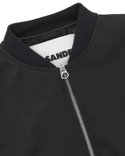 Jil Sander Padded Bomber Jacket Black