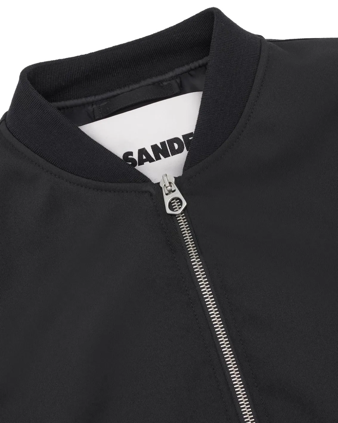 Jil Sander Padded Bomber Jacket Black