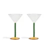 &Klevering Coupe Perle Set Of 2 Green